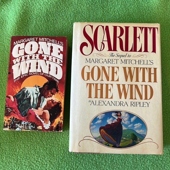 Gone With The Wind & Scarlett The Sequel Books - Picture 1 of 9